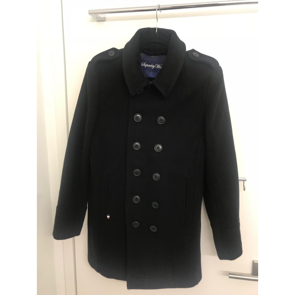 Superdry wool blend Coat Men